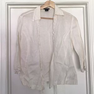 White Wrap Blouse
